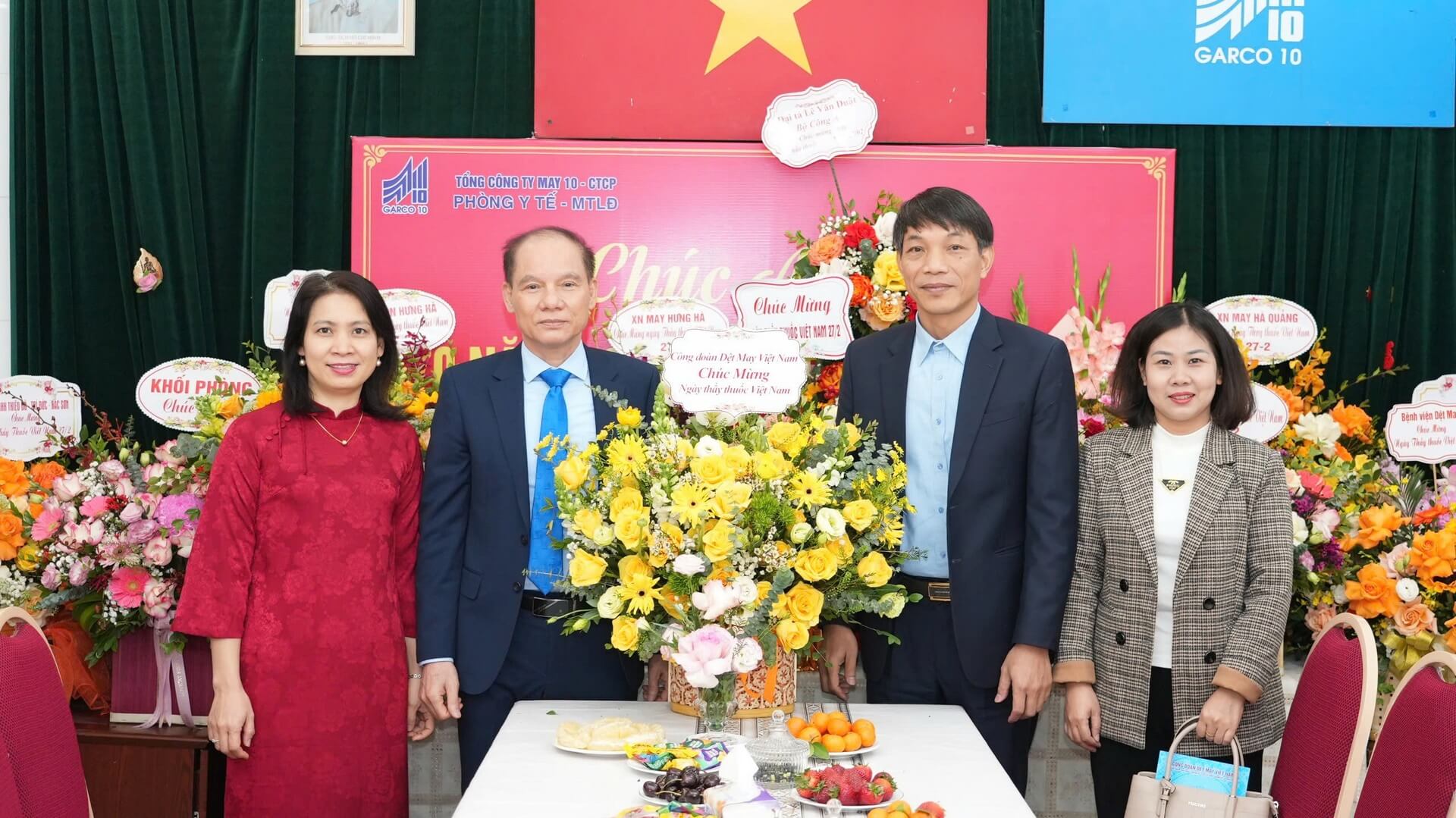 TRI ÂN NHỮNG NGƯỜI THẦY THUỐC TẬN TÂM CỦA TỔNG CÔNG TY MAY 10